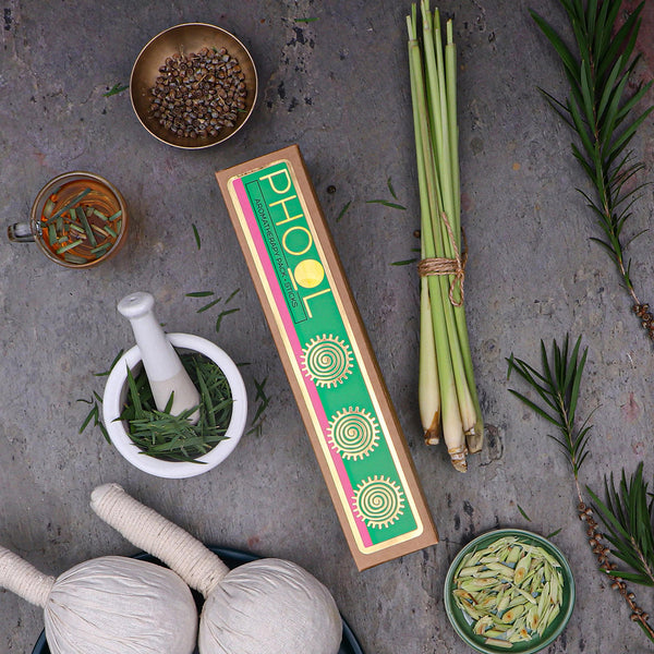 Phool Incense Sticks | Tea Tree & Lemongrass | Natural | 80 Sticks