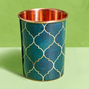 Copper Glass | Navy Blue | 275 ml