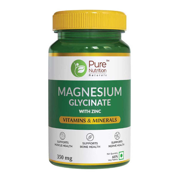 Magnesium Glycinate Tablets | Bone and Muscle Health | 60 Tablets