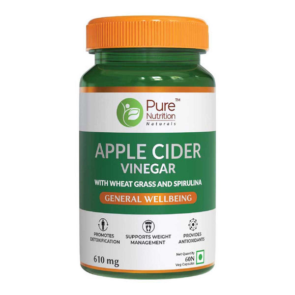 Apple Cider Vinegar Capsules | Weight Management | 60 Veg Caps