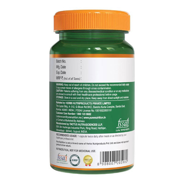 Lung Detox Capsules | Vitamin-C | 60 Veg Capsules