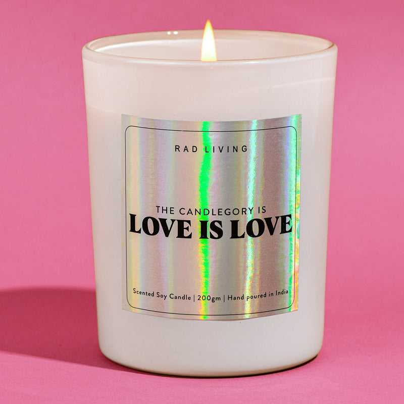 Soy Wax Scented Candle | Love Is Love | 230 g