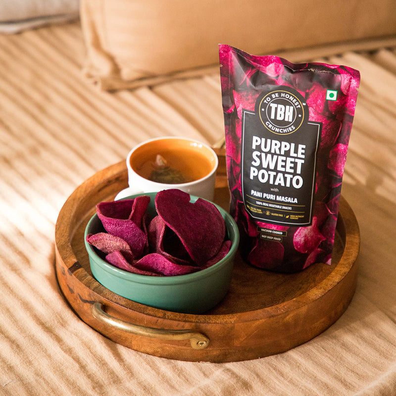 Purple Sweet Potato Chips | 75 g | Pack of 3