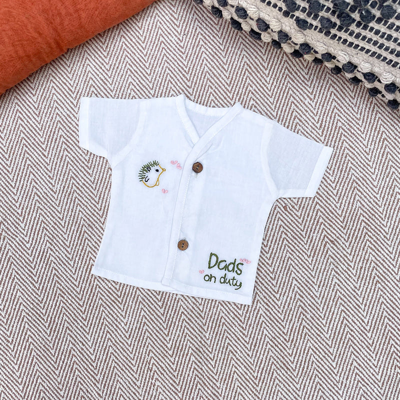 Cotton Baby Jablas | Premature Baby Clothes | Embroidered | Set of 3