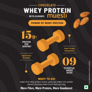 Bagrry's Muesli | Whey Protein | Chocolate Flavour | Protein Rich | Breakfast Cereal | 750 g