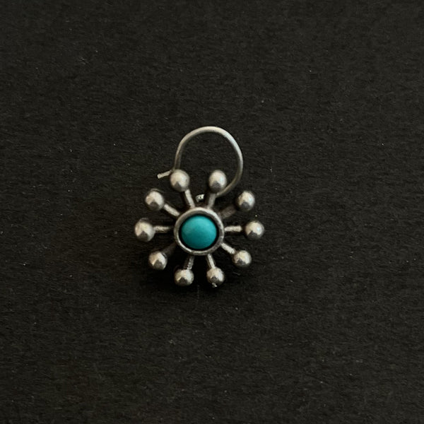 Sterling Silver Nose Pin | Wired | Sun