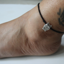 Sterling Silver Nazarbattu Anklet | Owl