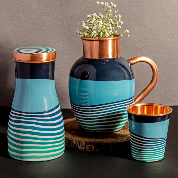 Copper Glass | Blue | 275 ml