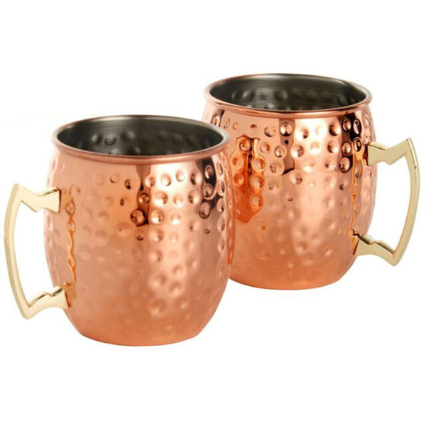 Copper Mugs - Set of 2