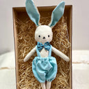 Cotton Baby Doll for Kids | Rag Doll | Soft Toy | Blue | 28 cm