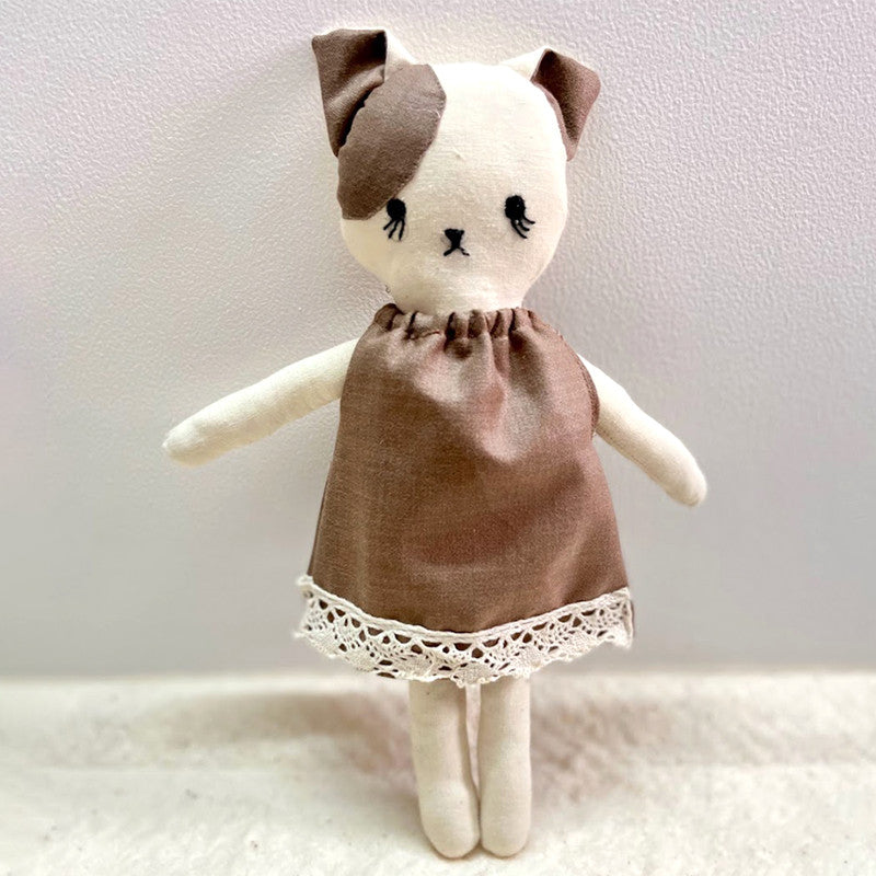 Cotton Baby Doll for Kids | Soft Toy | Brown | 28 cm