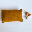 Organic Cotton Seed Pillow & Maracas Set for Baby | Mustard