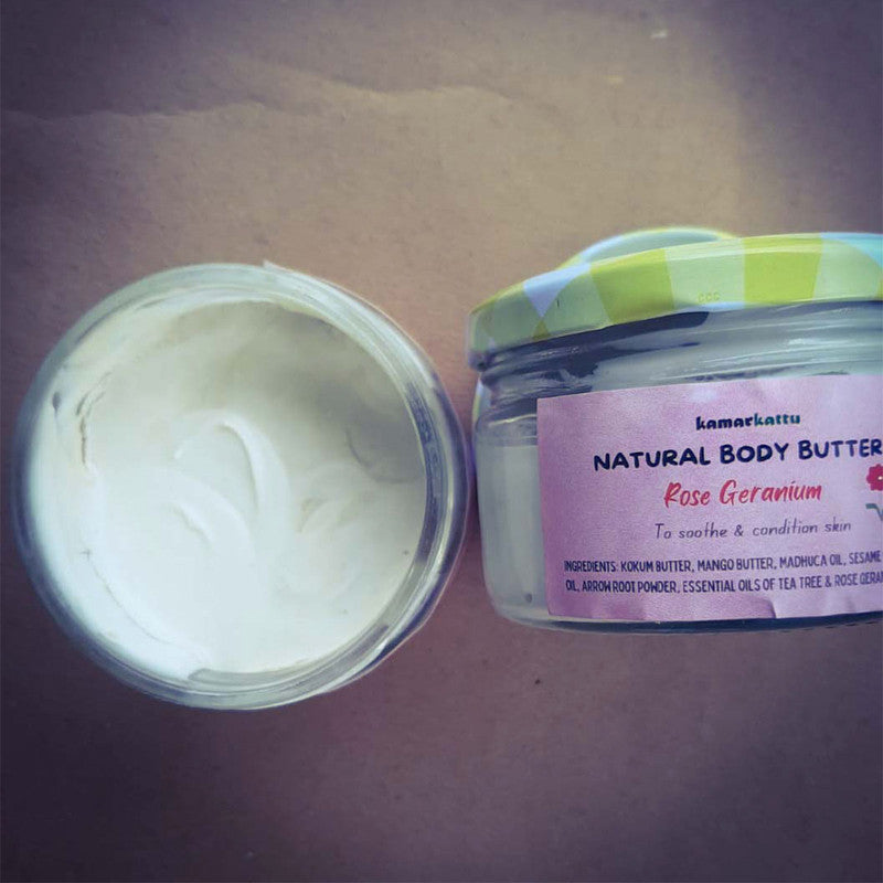 Body Butter | Rose Geranium Palm | Oil Free | 75 g.