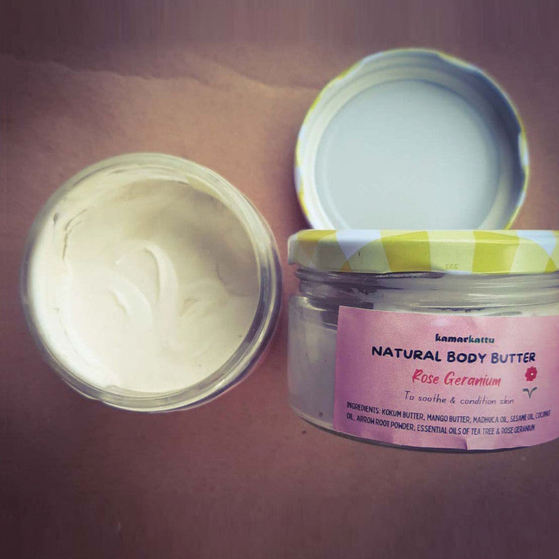 Body Butter | Rose Geranium Palm | Oil Free | 75 g.