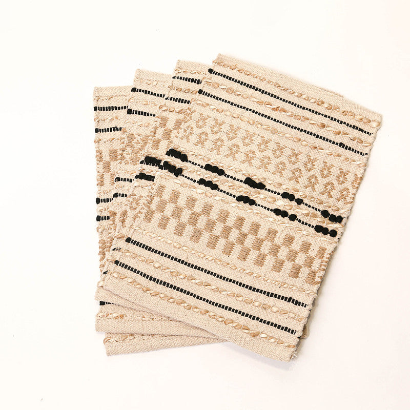 Cotton Table Mats | Placemats | Black & White