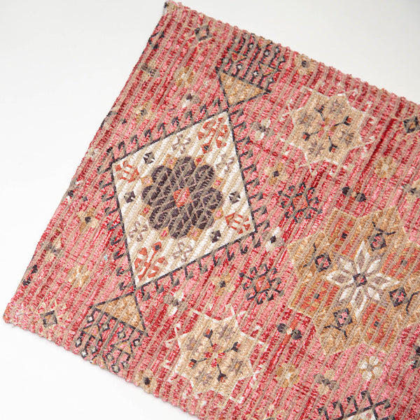 Cotton Table Mats | Placemats | Pink & Beige