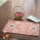 Cotton Table Mats | Placemats | Pink & Beige