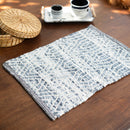 Cotton Table Mats | Placemats | Green & White