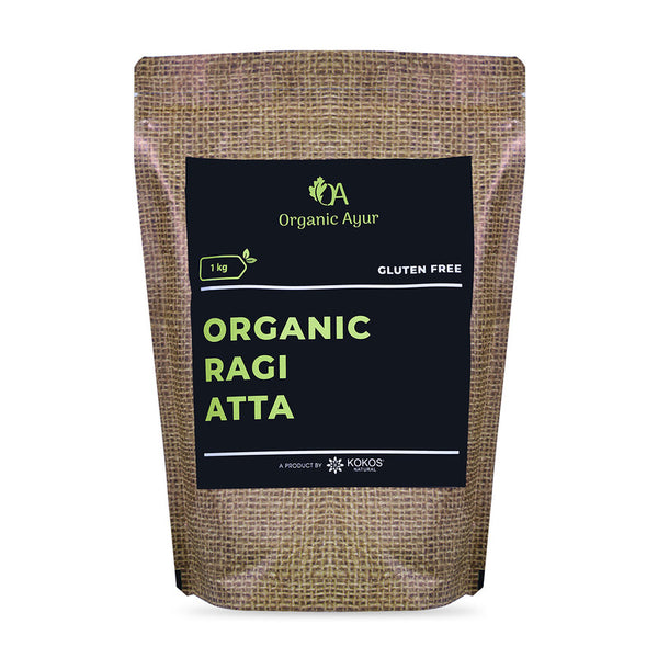 Organic | Finger Millet | Ragi Atta | Gluten Free | 1 kg.