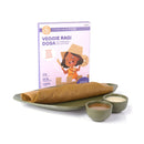 Veggie Ragi Dosa Mix | With Broccoli and Zucchini | 100% Natural | No Sugar | 200 g Pack of 2