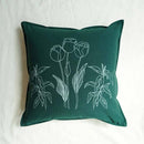 Pure Cotton Cushion Cover | Handmade | Green