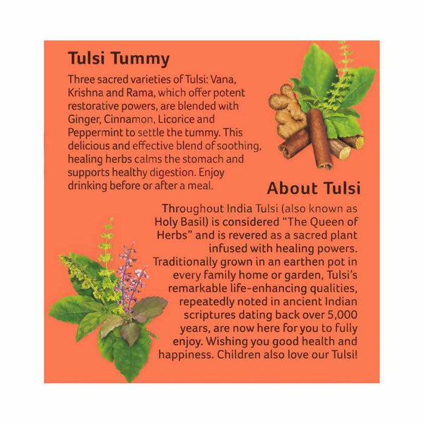 Organic India | Tulsi Tummy | Relieves Indigestion | 25 Tea Bags