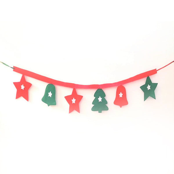 Decorative Bunting | Home Decoration | Red & Green