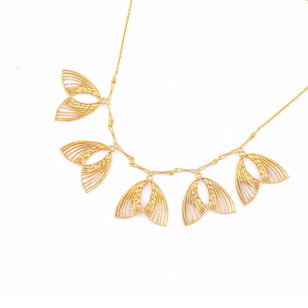 Brass Neckpiece | 18K Gold Plated