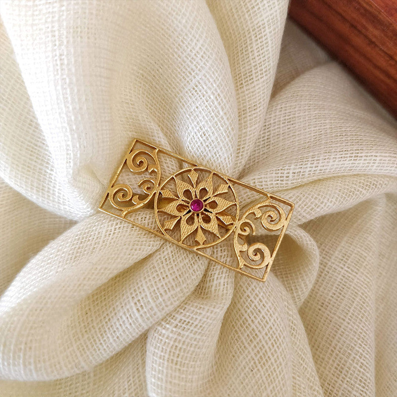 Brass Ring | Gold & Pink