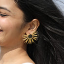 Brass Jewellery | Gold Finish Stud Earrings