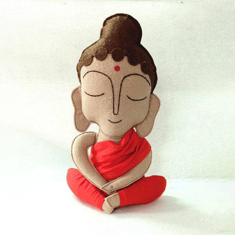 Upcycled Felt Figurine | Lord Buddha