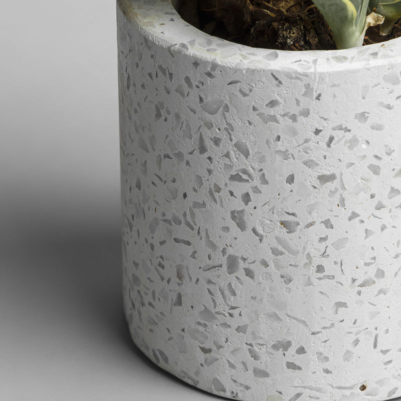 Terrazzo Pot Holder | White