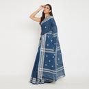 Indigo Blue Saree | Eri Silk