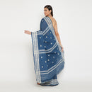 Indigo Blue Saree | Eri Silk