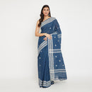 Indigo Blue Saree | Eri Silk