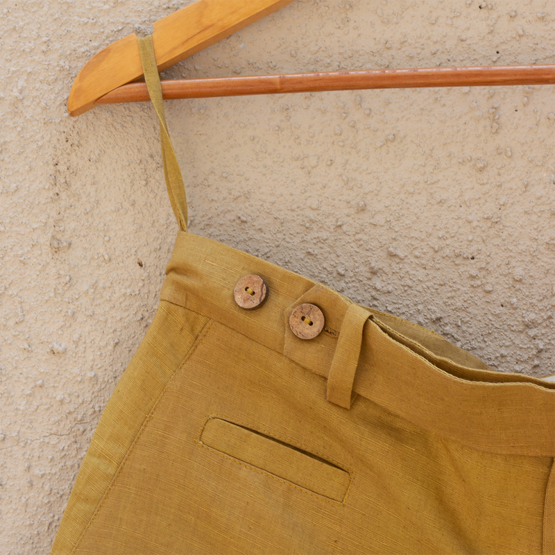 Shorts for Men | Hemp Cotton | Almond