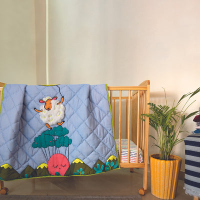 Cotton Quilt for Kids | Blue