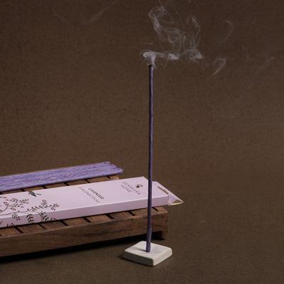 Incense Sticks with Holder | Agarbatti | Cellulose | Lavender | 10 Pc
