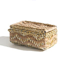 Jute Storage Box | Upcycled Plastic | Brown & Gold