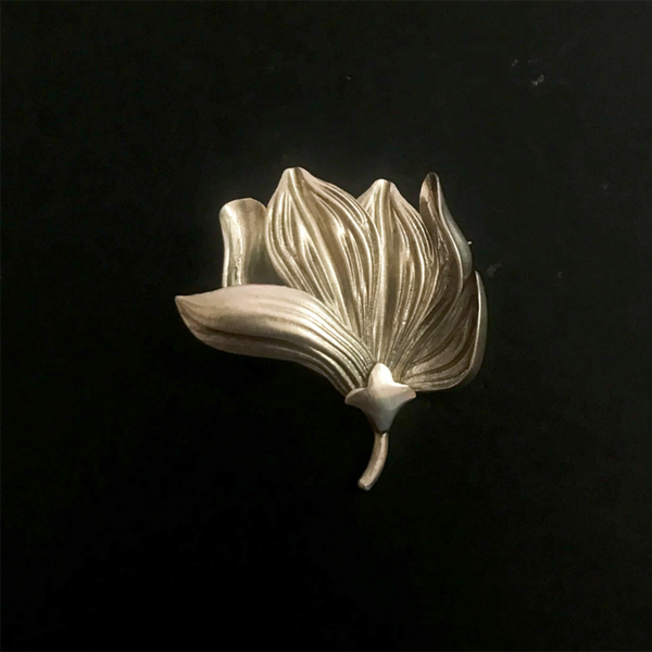 Sterling Silver Brooch | Floral Design