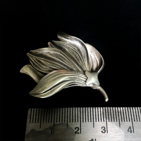 Sterling Silver Brooch | Floral Design