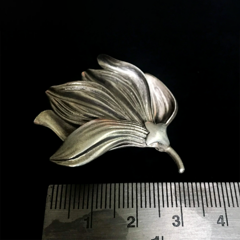 Sterling Silver Brooch | Floral Design