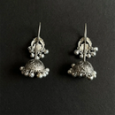 Sterling Silver Jhumka Earrings