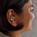 Sterling Silver Ear Cuff | Floral