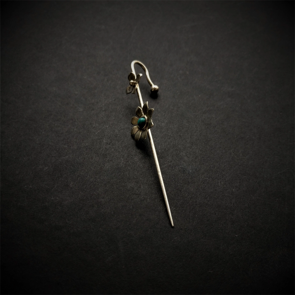 Sterling Silver Ear Cuff | Floral