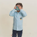 Birthday Outfits | Cotton Shirt for Boys | Powder Blue