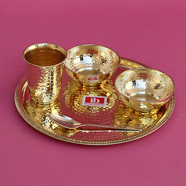 Brass Dinner Set | 5 Pieces