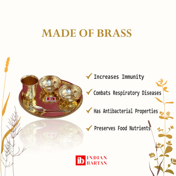 Brass Dinner Set | 5 Pieces