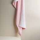 Cotton Bath Towel | Ultra-Soft | Peach Stripes | 70 x 140 cm