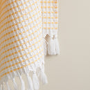 Cotton Hand Towel | Soft-Absorbent | Yellow | 40 x 60 cm